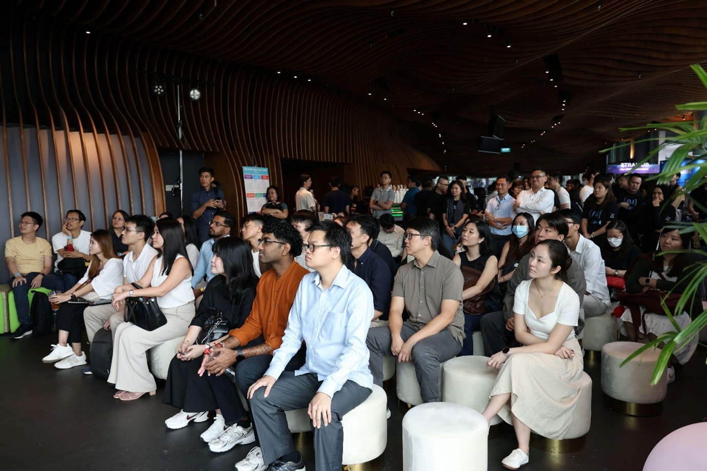 Seated audience